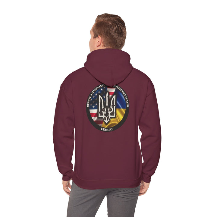 Ukraine Support Hoodie — RDCU US/UKRAINE Design