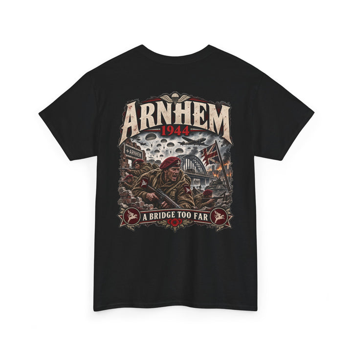 Arnhem 1944 Commemorative Tee — ‘A Bridge Too Far’ Military Tribute T-Shirt