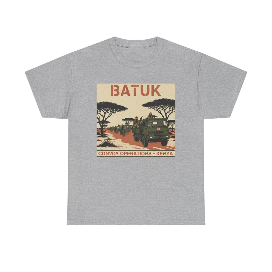 BATUK Convoy Operations Tee — Kenya Vintage Military Travel Graphic T‑Shirt