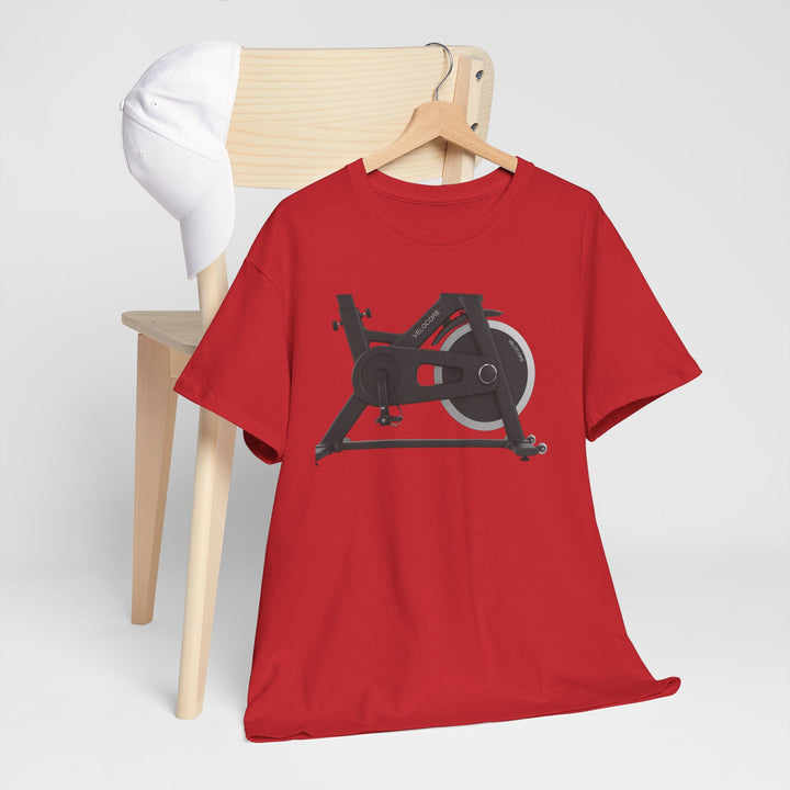 Spinning Bike T-Shirt – lightweight, breathable cotton designed for indoor cycling and workouts. Comfortable, durable, and perfect for active lifestyles.