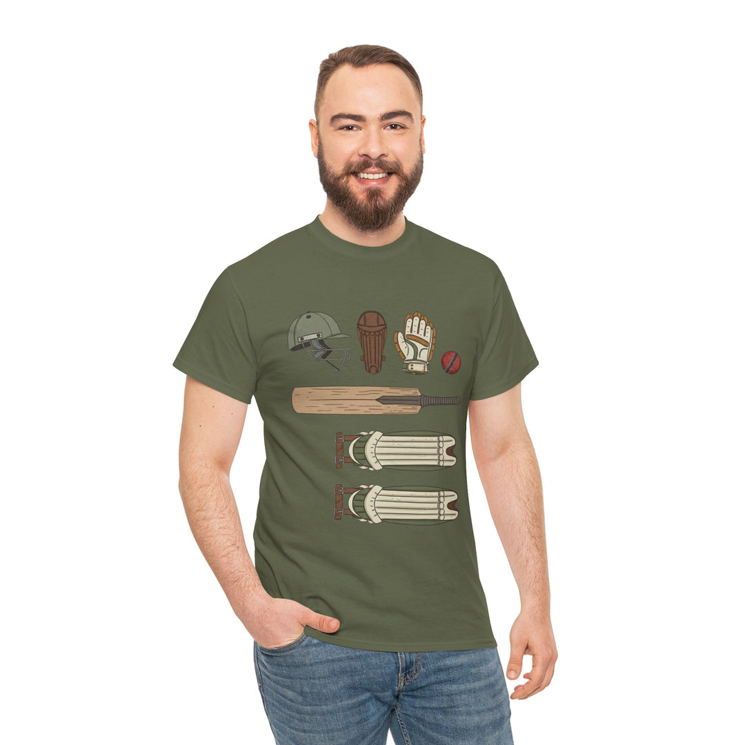 Cricket Gear Tee | Cricket Graphic T-Shirt
