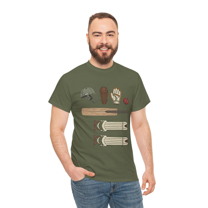 Cricket Gear Tee | Cricket Graphic T-Shirt