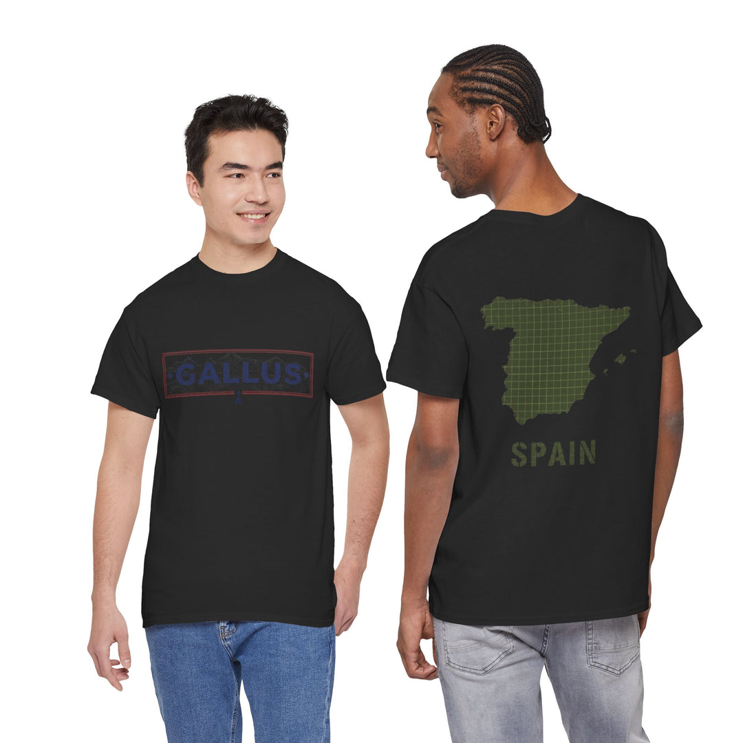 Spain Map T-Shirt • Gallus Logo Travel Tee