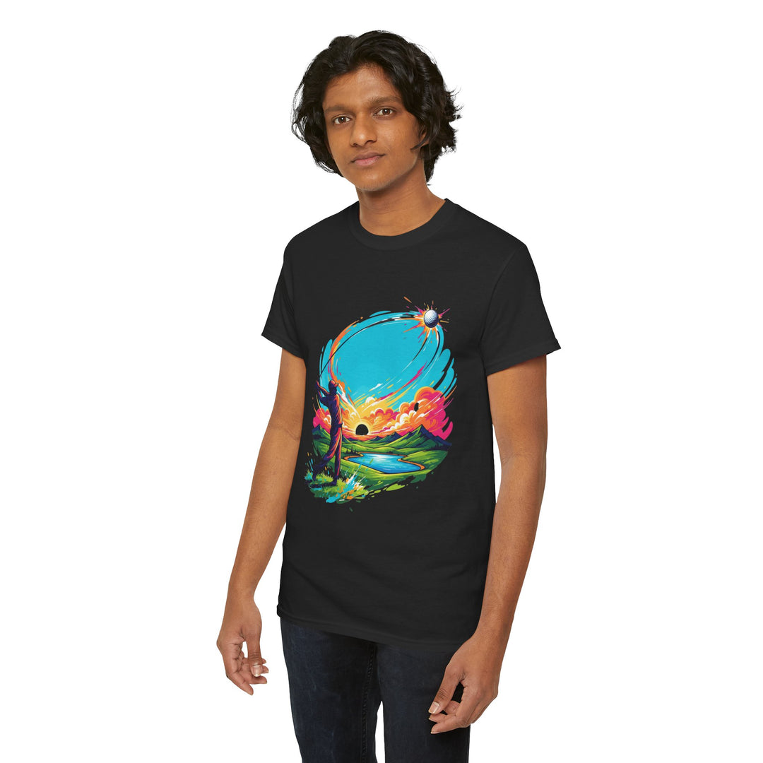 Golf Sunset T-Shirt for Golf Lovers