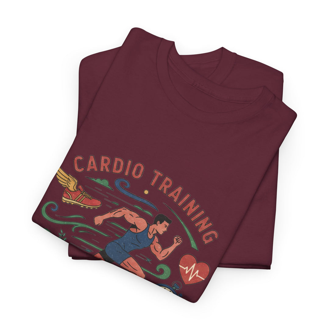 Cardio Training Tee - Fitness Running Workout Shirt