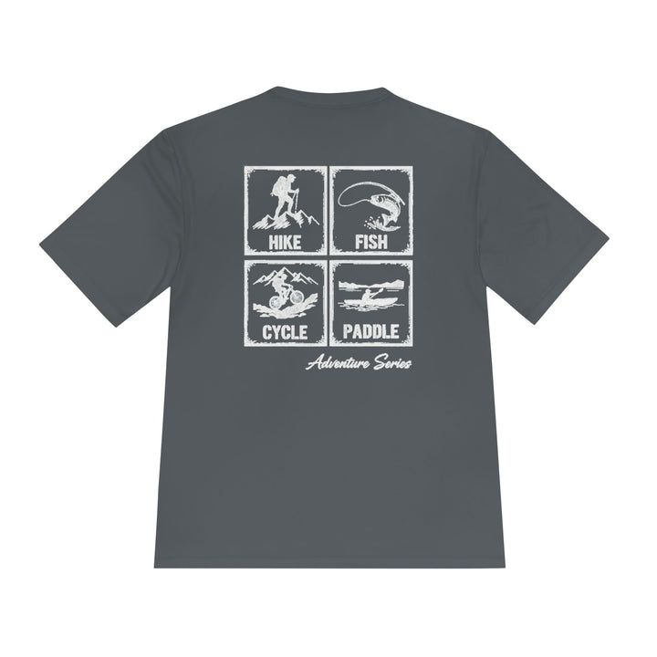 Gallus Exploring Tee — Adventure Map Graphic Moisture‑Wicking Shirt