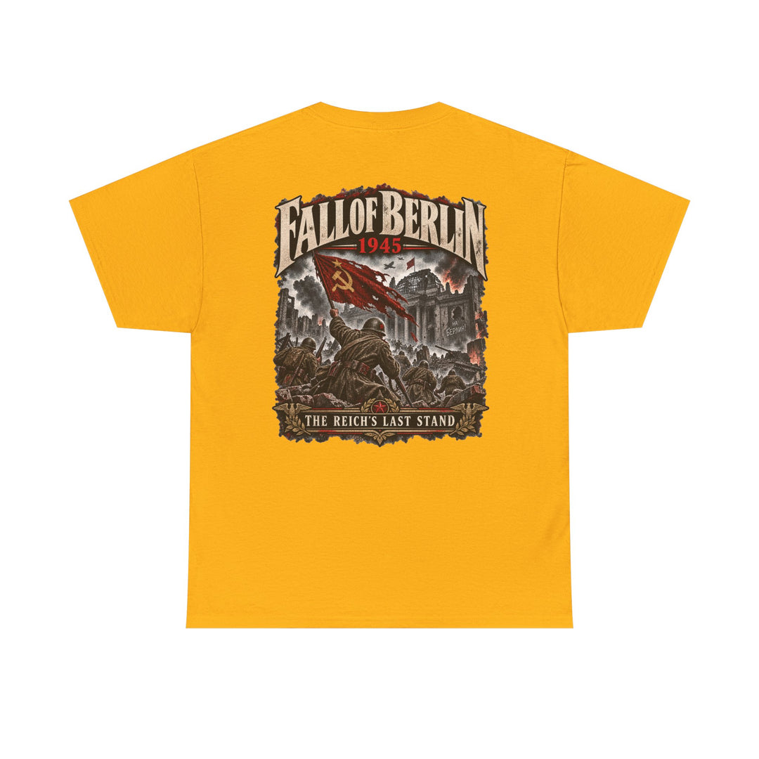 Fall of Berlin 1945 Tee — WWII Historical Graphic T‑Shirt