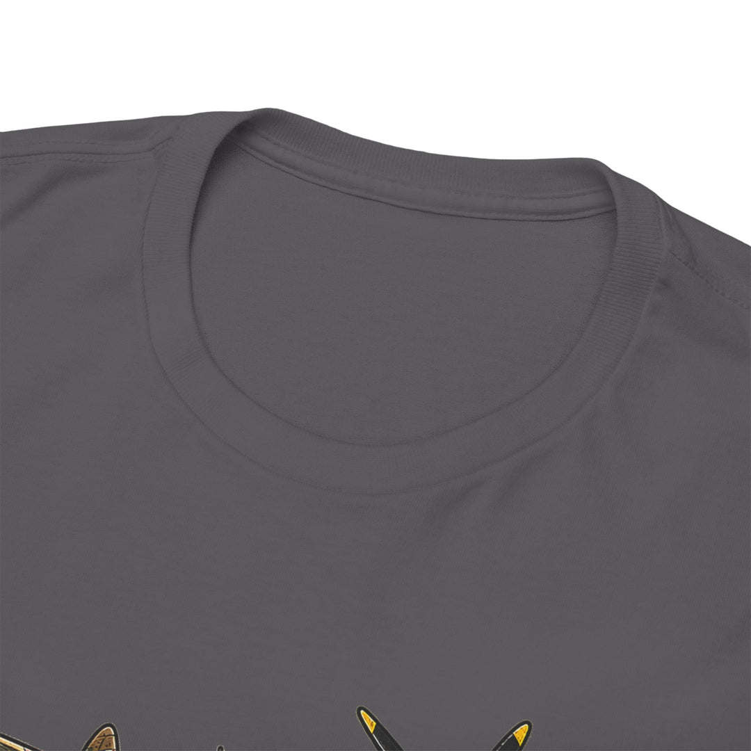 Spitfire T-Shirt — “The Few Had Quite a Lot of Help on the Ground” WWII Humour Tee