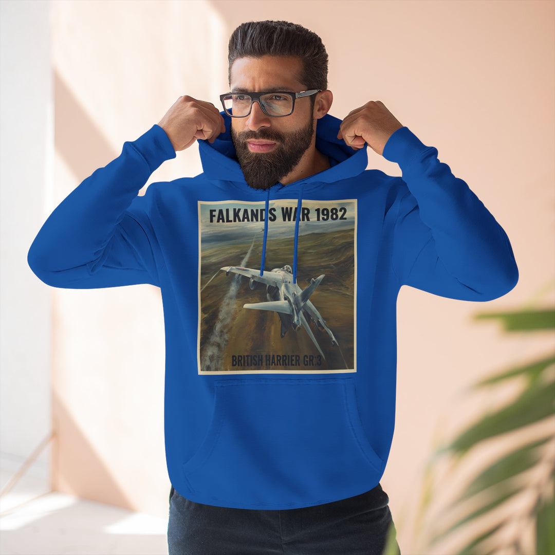 Sea Harrier 1982 Hoodie — Falklands War Naval Aviation Heritage