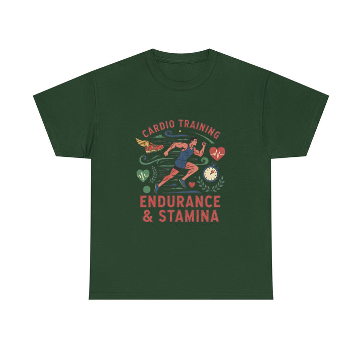 Cardio Training Tee - Fitness Running Workout Shirt