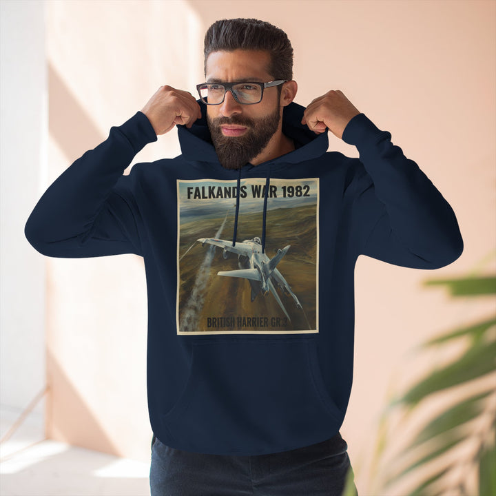 Sea Harrier 1982 Hoodie — Falklands War Naval Aviation Heritage