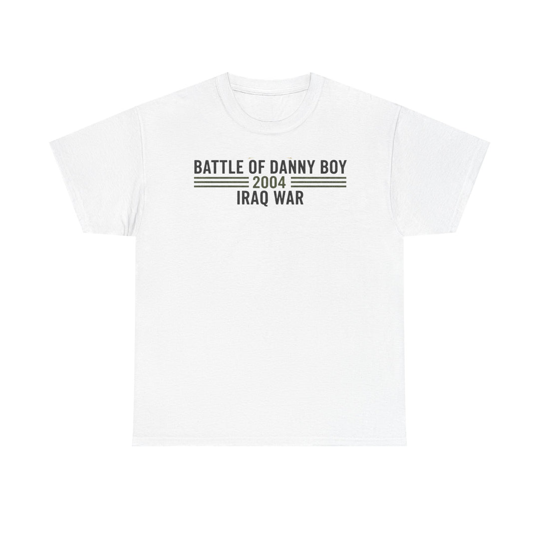 Battle of Danny Boy T-Shirt — Op Telic Iraq 2004 Military Heritage