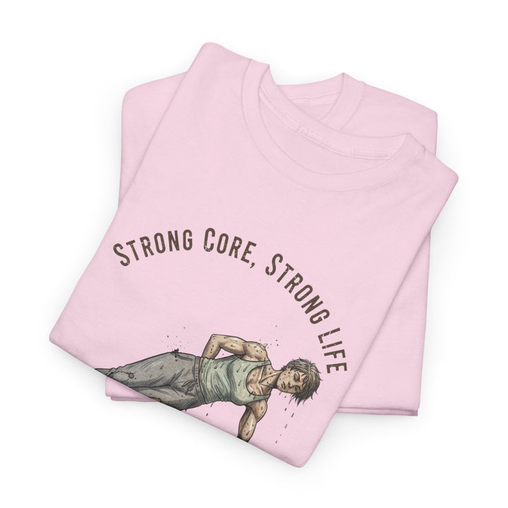 Pilates Fitness Plank Tee – soft, breathable cotton designed for Pilates and core workouts. Comfortable, flexible, and perfect for studio or home sessions.