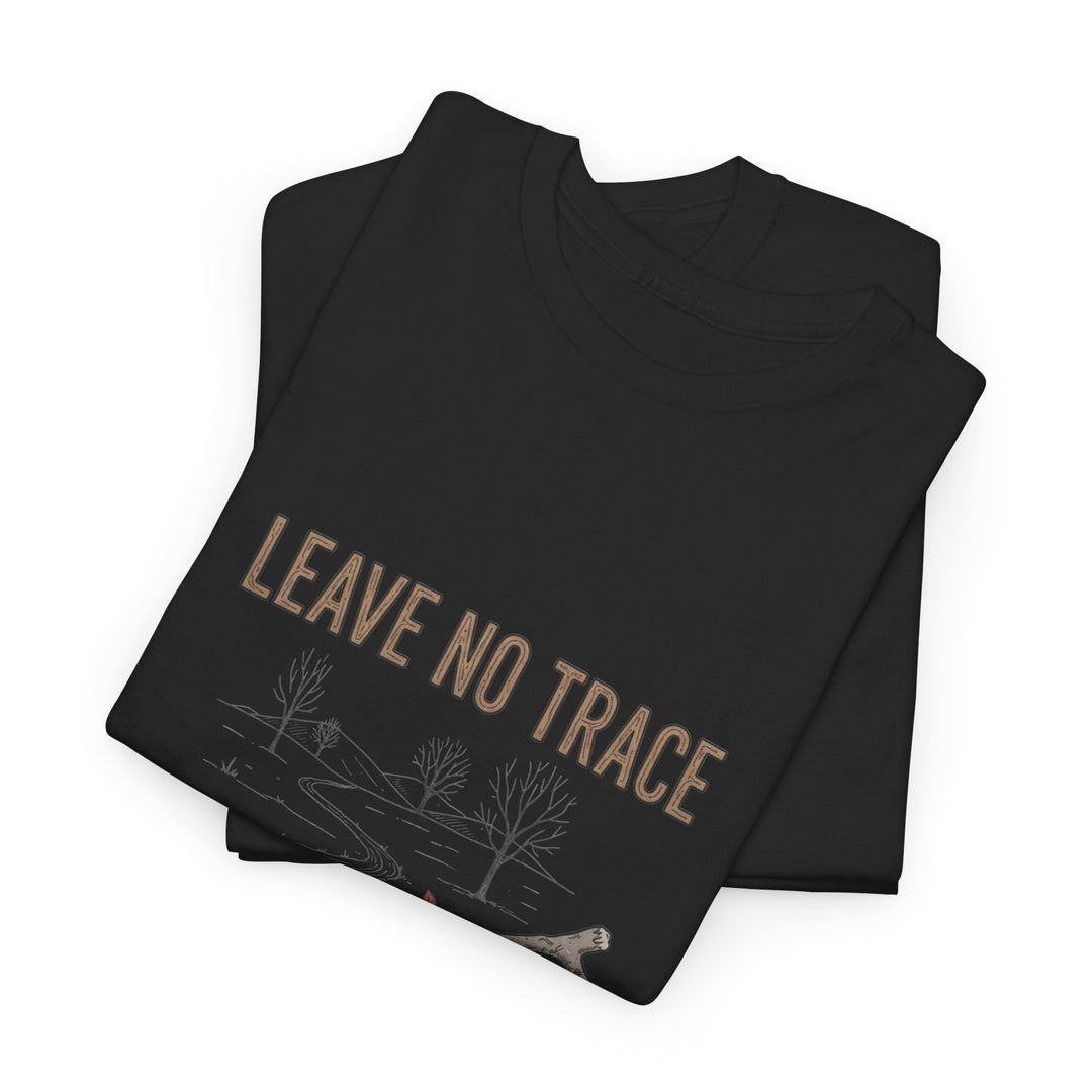 Leave No Trace Countryside Tee – a soft, breathable cotton T-shirt promoting respect for nature and responsible outdoor living.