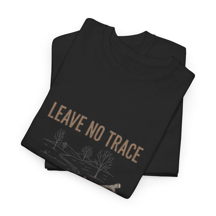 Leave No Trace Countryside Tee – a soft, breathable cotton T-shirt promoting respect for nature and responsible outdoor living.