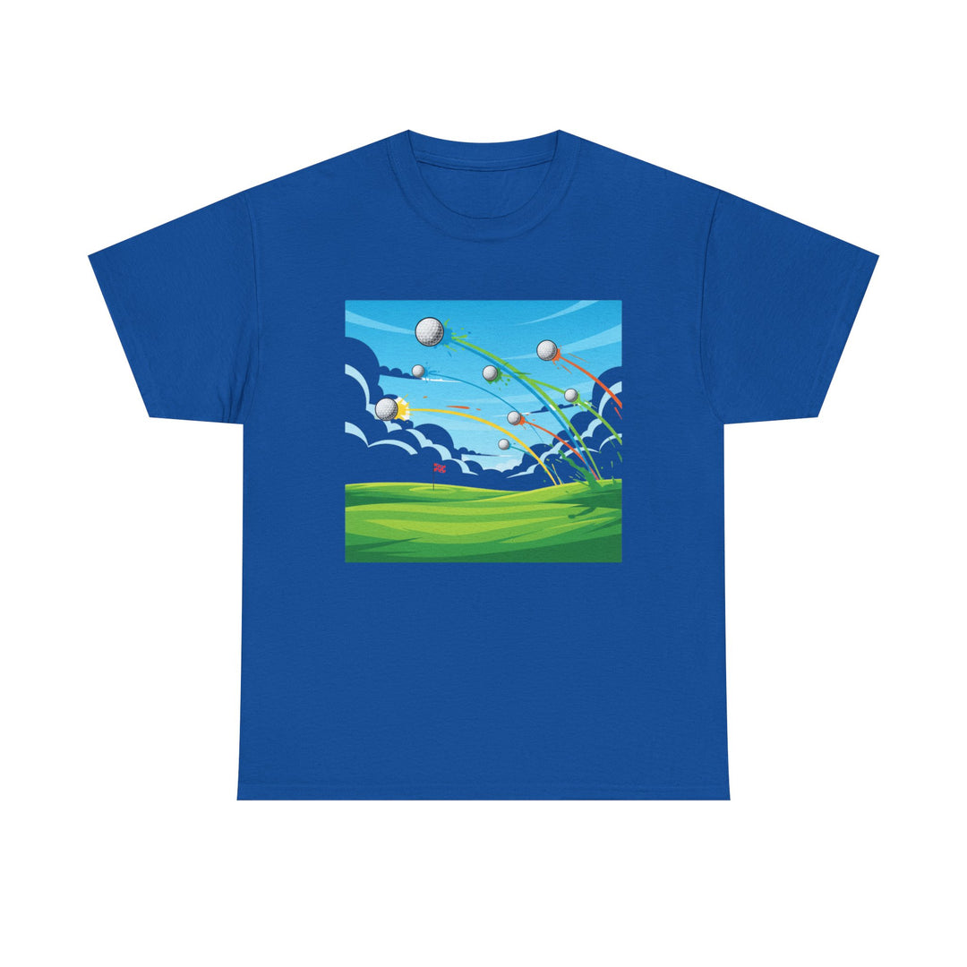Golf Ball Flight T-Shirt | Golf Graphic Tee