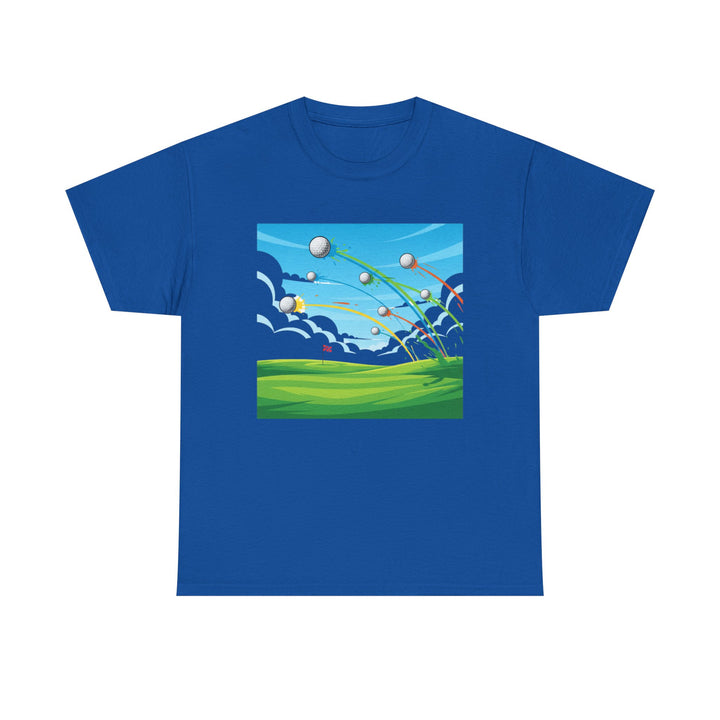 Golf Ball Flight T-Shirt | Golf Graphic Tee