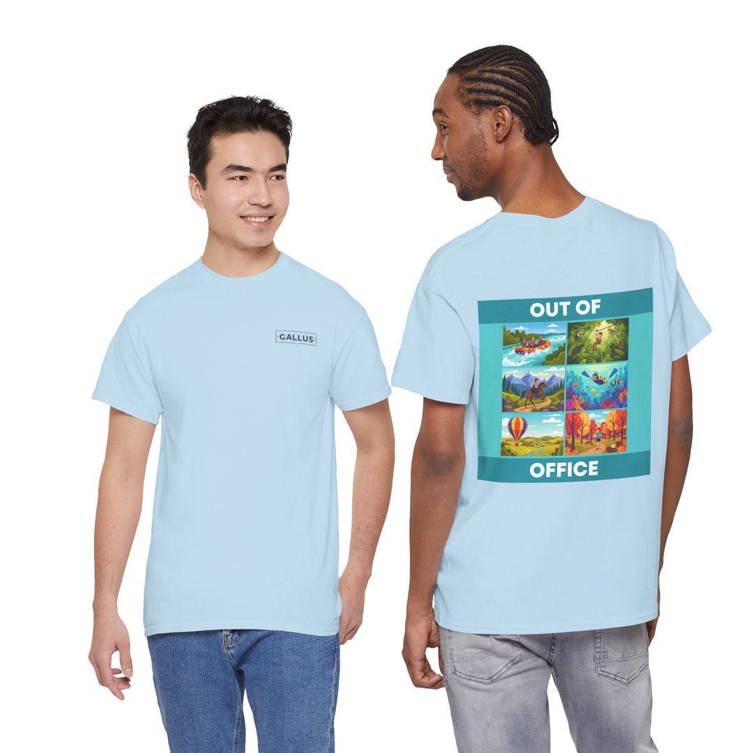 Out of Office Tee — Travel Scenes Graphic T-Shirt