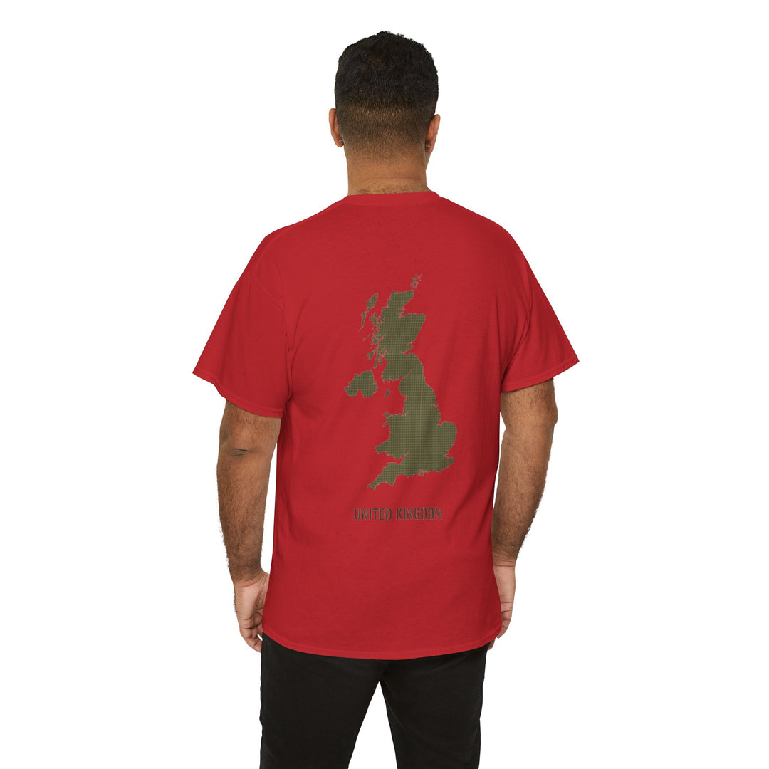 United Kingdom Map Tee — "GALLUS" Streetwear Graphic T-Shirt