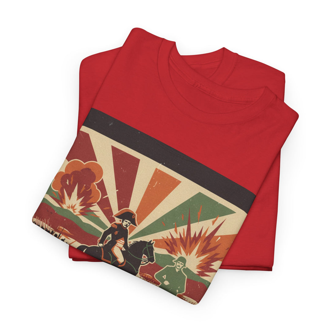 Waterloo 1815 Vintage Battle T-Shirt — Napoleonic War Commemorative Tee