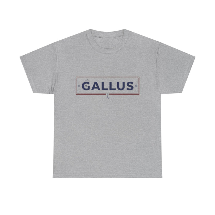 T-Shirt — Gallus Mountain Graphic Tee (Sunrise Landscape Back Print)