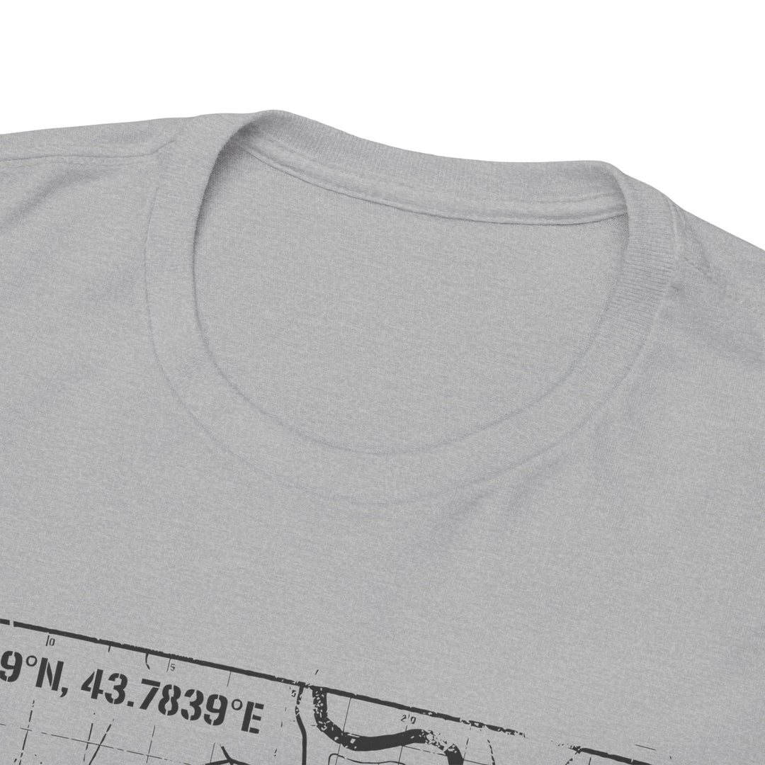 Fallujah 2004 Map Tee — Military Deployment Memorial T-Shirt