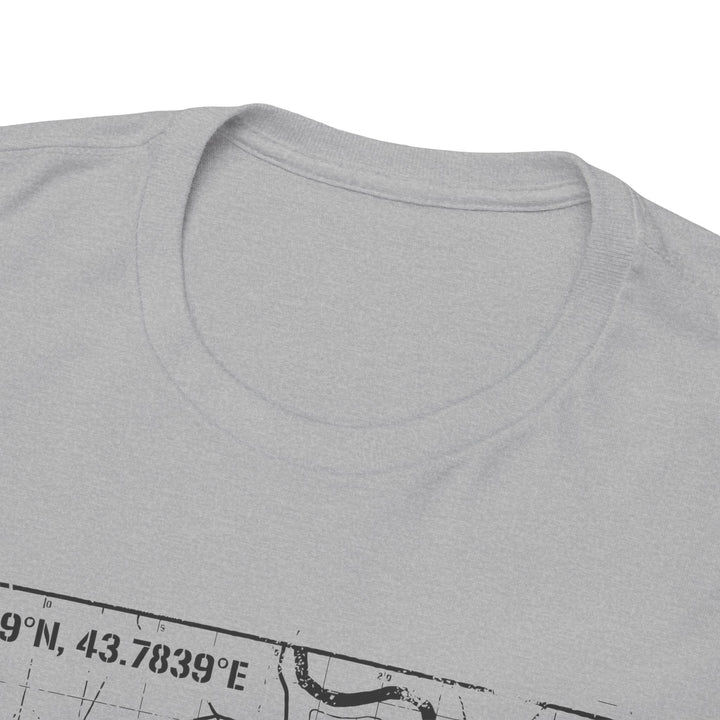 Fallujah 2004 Map Tee — Military Deployment Memorial T-Shirt