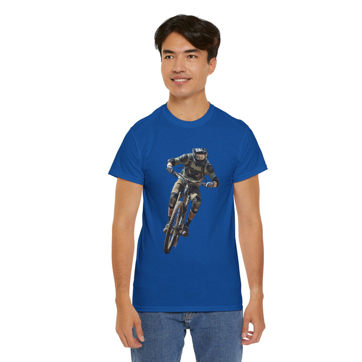 Downhill MTB Rider Graphic Tee