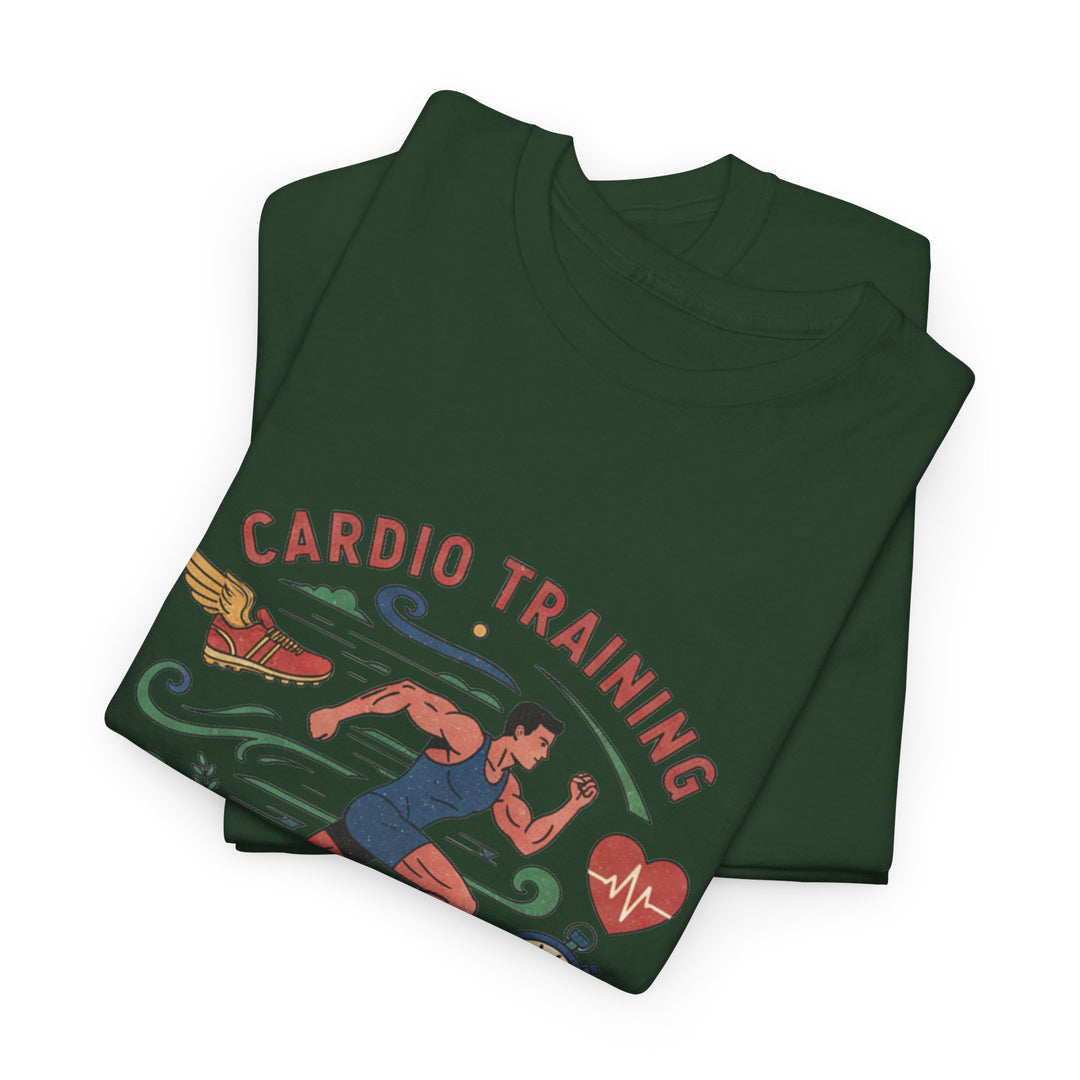 Cardio Training Tee - Fitness Running Workout Shirt
