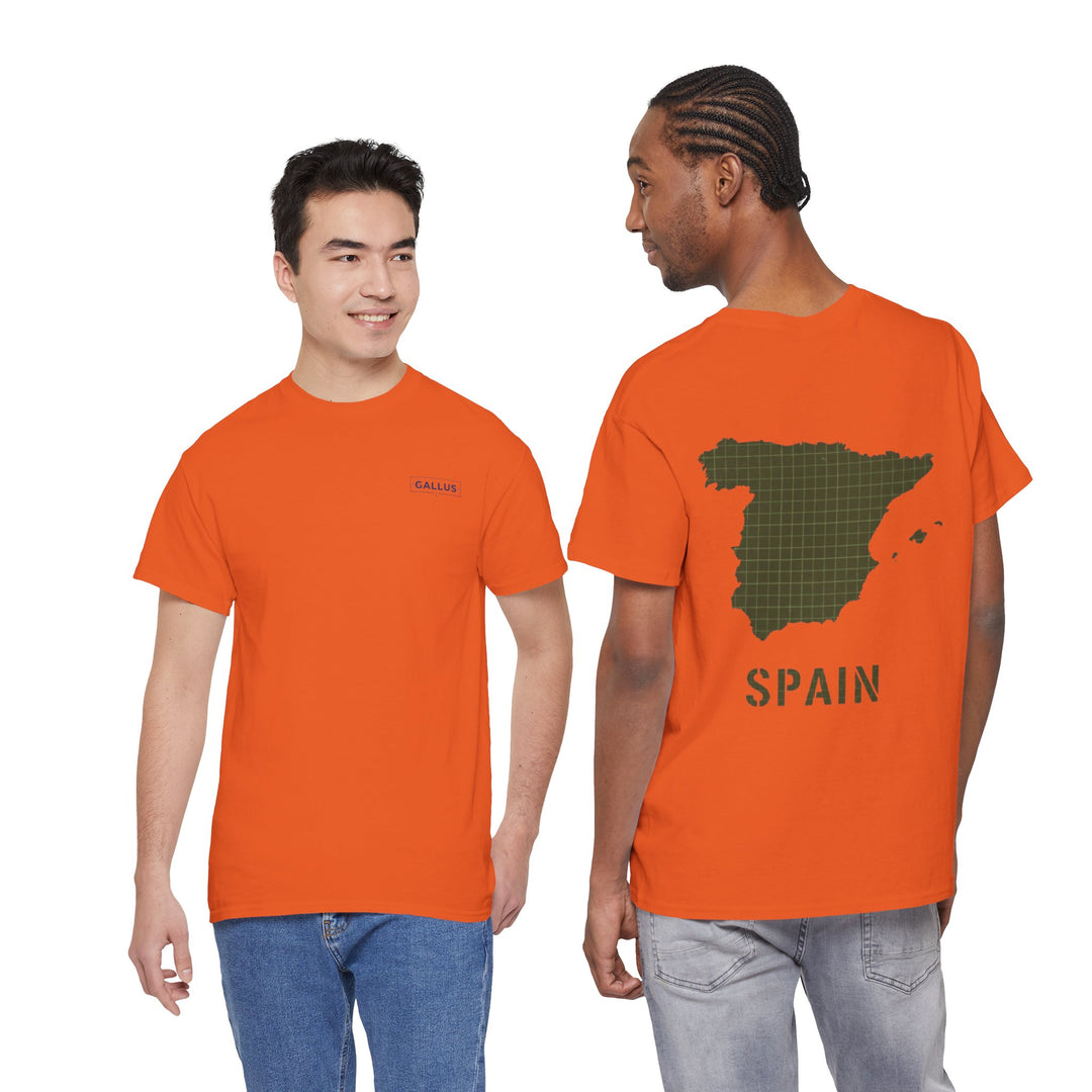 Spain Map Graphic Tee — Minimalist Travel T‑Shirt