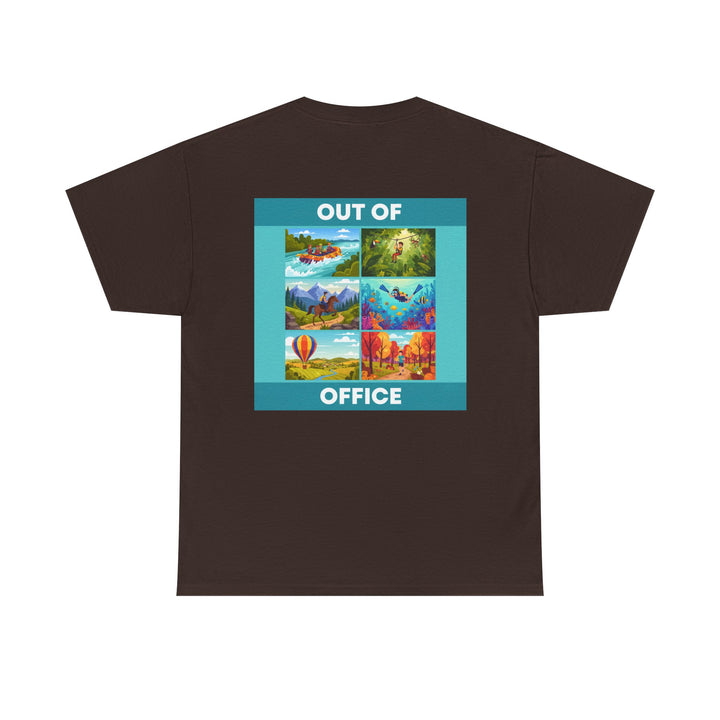 Out of Office Tee — Travel Scenes Graphic T-Shirt