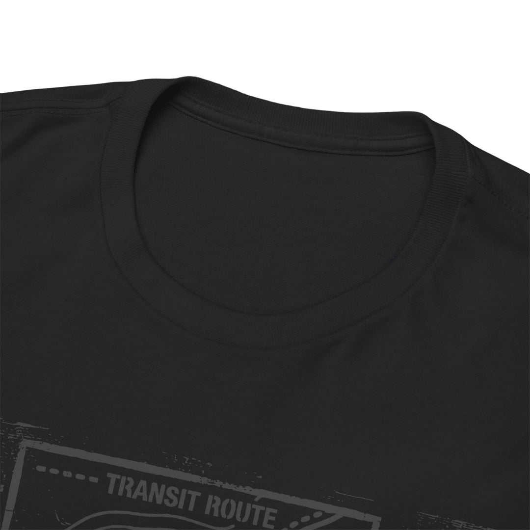 Retro Transit Route Adventure T-Shirt — Vintage Travel Map Graphic Tee