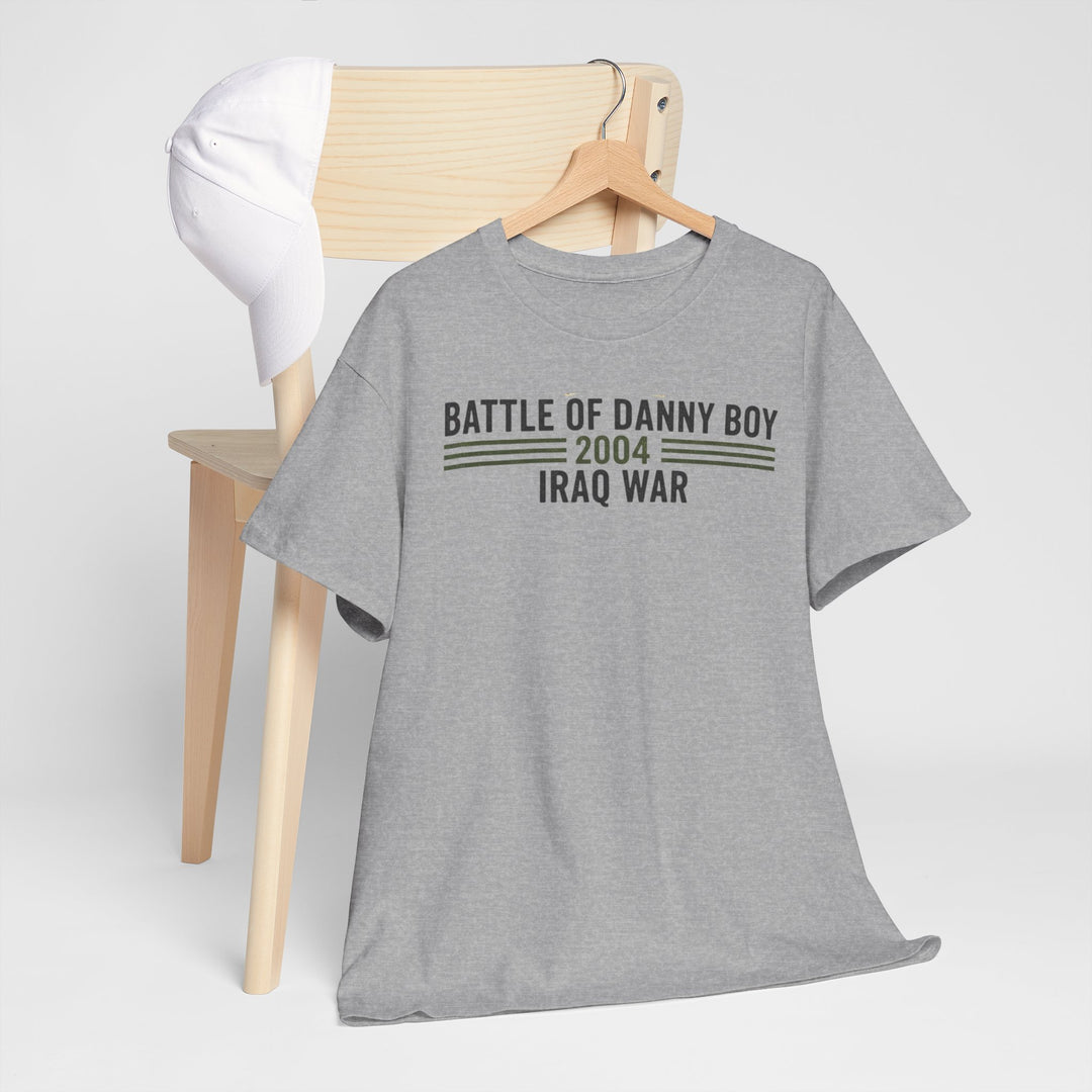 Battle of Danny Boy T-Shirt — Op Telic Iraq 2004 Military Heritage