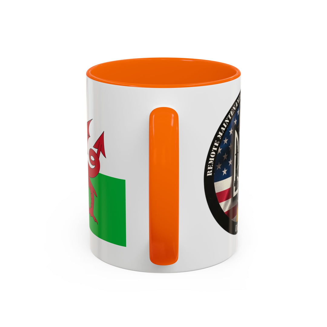 Wales Flag Accent Coffee Mug (11/15oz) – Red Welsh Dragon Tea &amp; Coffee Cup