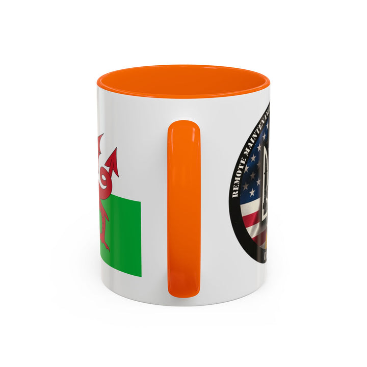 Wales Flag Accent Coffee Mug (11/15oz) – Red Welsh Dragon Tea &amp; Coffee Cup