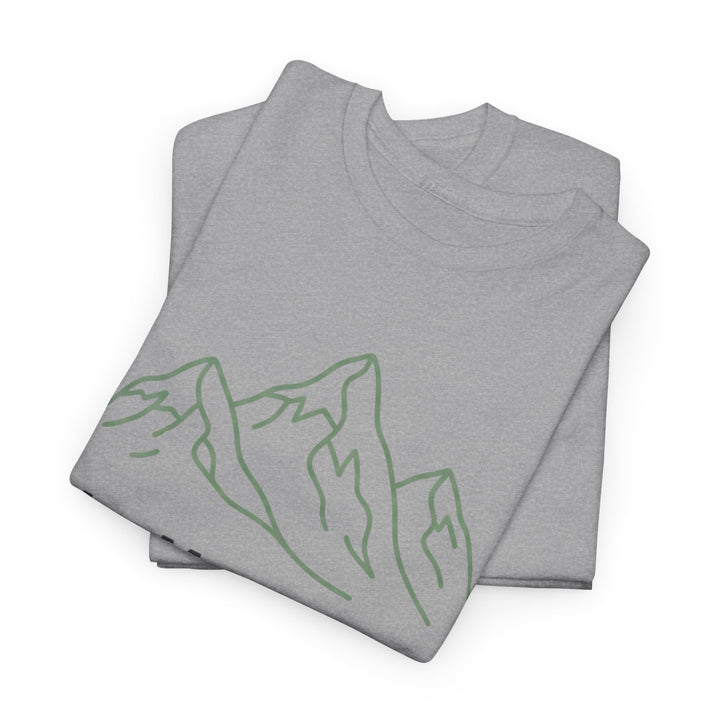 Retro Mountain Quote T-Shirt — Vintage Hiking &amp; Wild Camping Adventure Tee