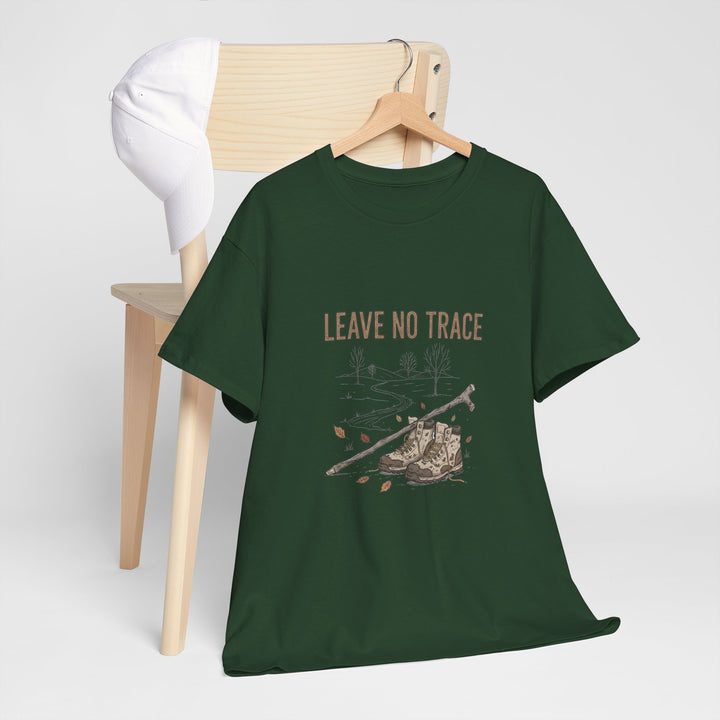 Leave No Trace Countryside Tee – a soft, breathable cotton T-shirt promoting respect for nature and responsible outdoor living.