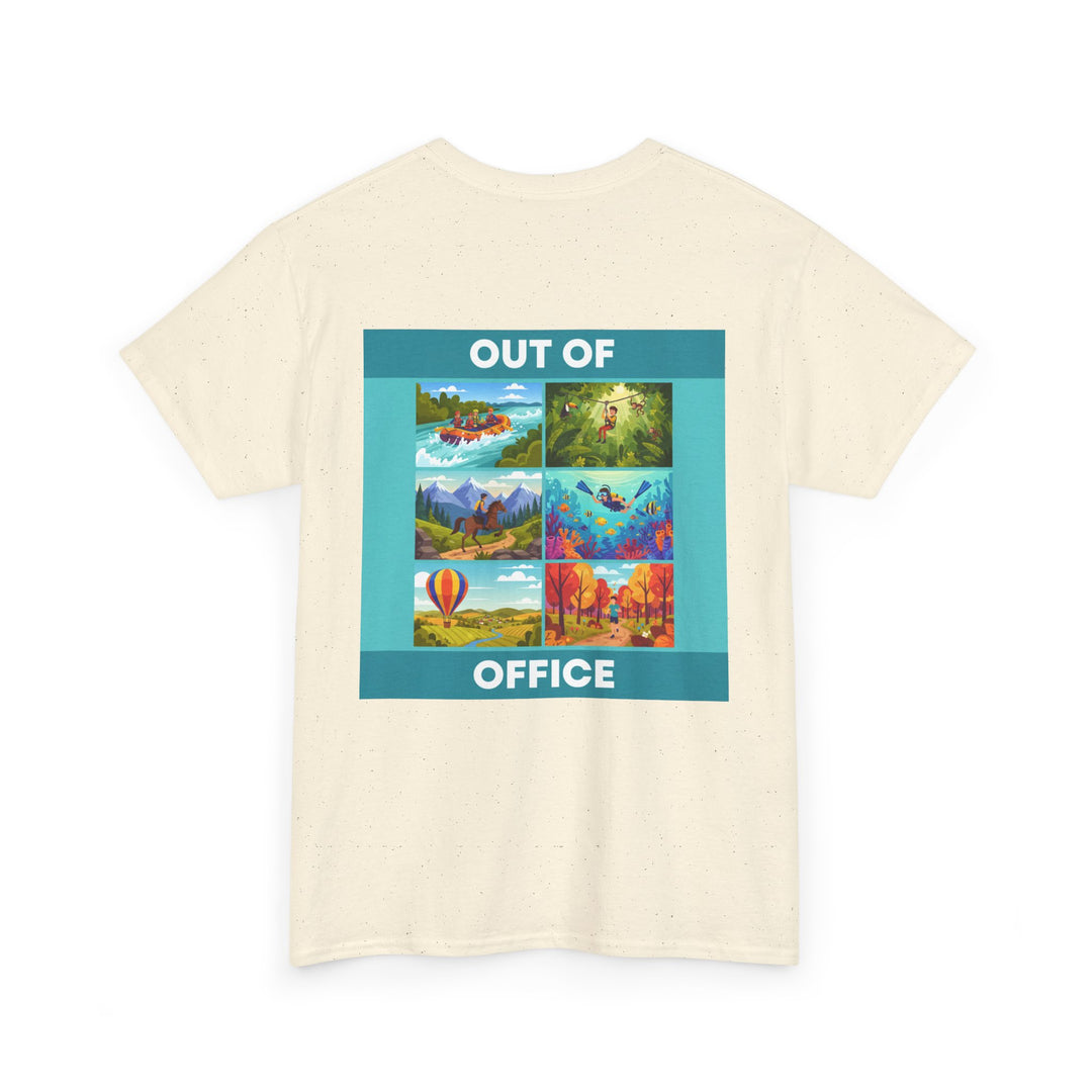Out of Office Tee — Travel Scenes Graphic T-Shirt