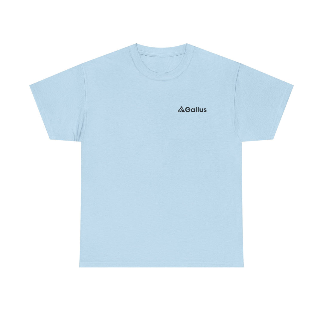 Out of Office Scenic Tee — Vintage Postcard Nature Graphic T-Shirt