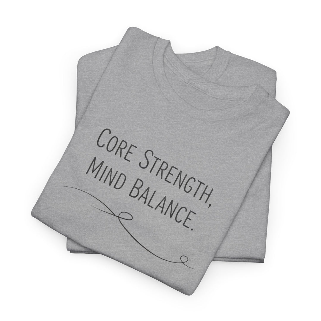 Pilates Inspirational Shirt – soft, breathable cotton featuring a motivating Pilates design. Perfect for workouts, studio sessions, and active lifestyle wear.