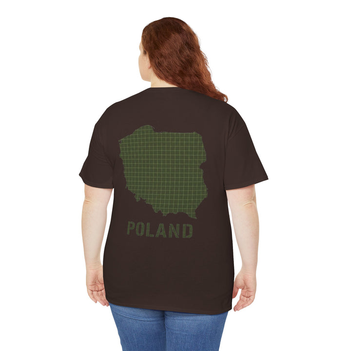 Poland Map T-Shirt — Gallus Logo Military-Style Polish Pride Tee