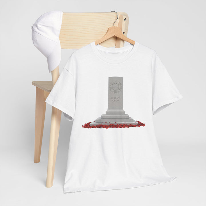 Cenotaph Memorial Tee — Tribute &amp; Remembrance Shirt
