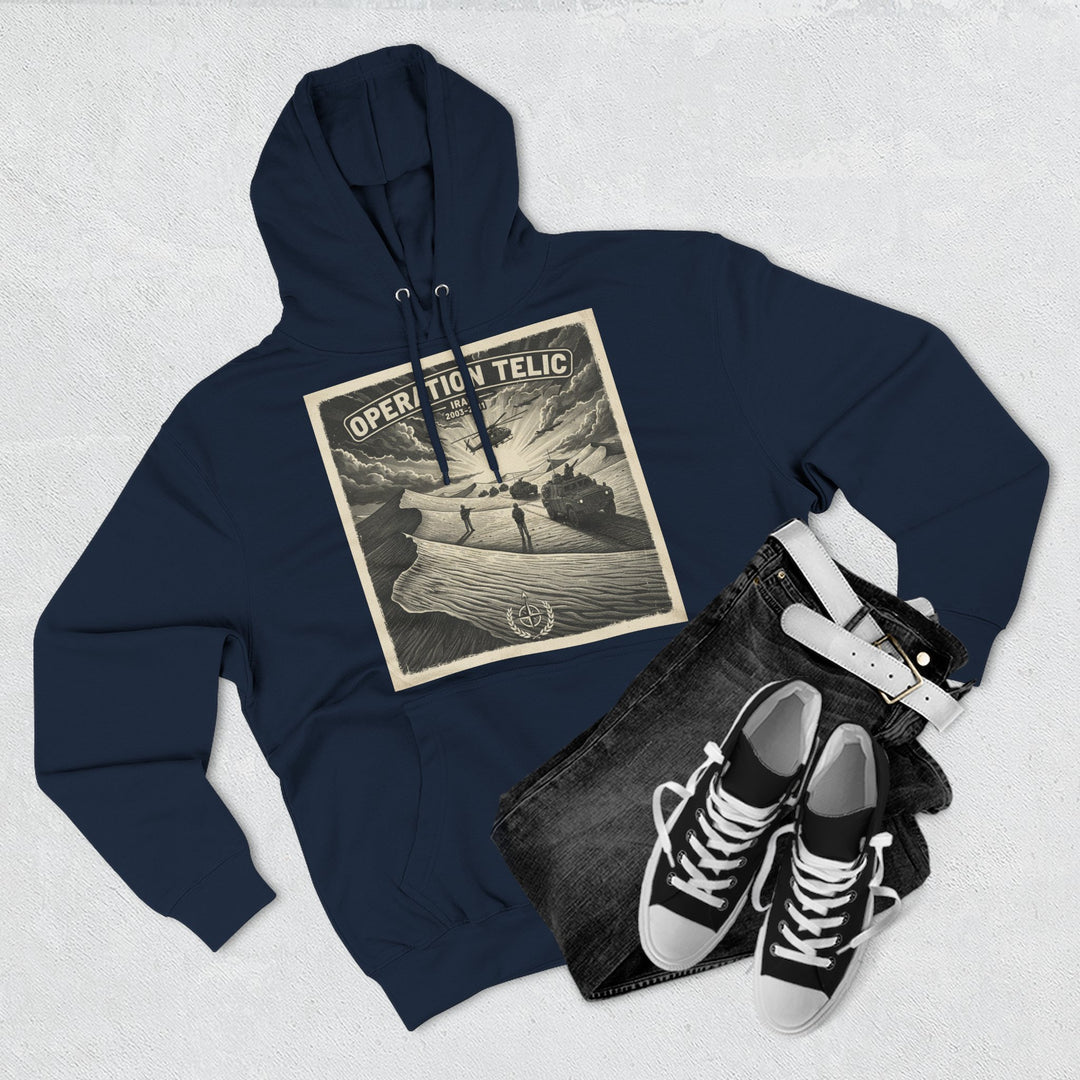 Op Telic Iraq Hoodie — Southern Provinces Military Heritage Graphic