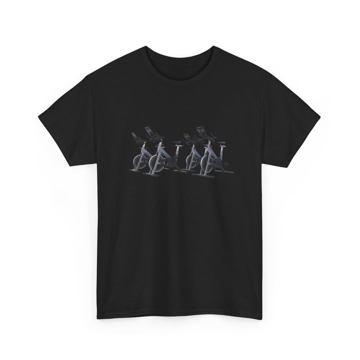 Spin Bikes Tee – soft, breathable cotton designed for indoor cycling and spin classes. Comfortable, durable, and perfect for active lifestyles.