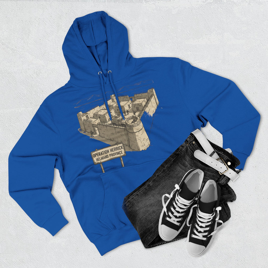 Op Herrick Compound Hoodie - Helmand Province Military Heritage Graphic