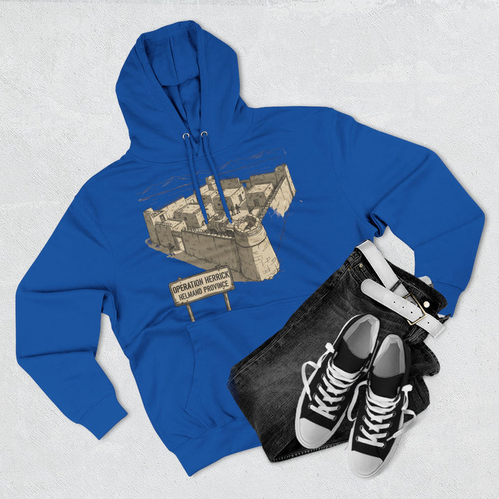 Op Herrick Compound Hoodie - Helmand Province Military Heritage Graphic