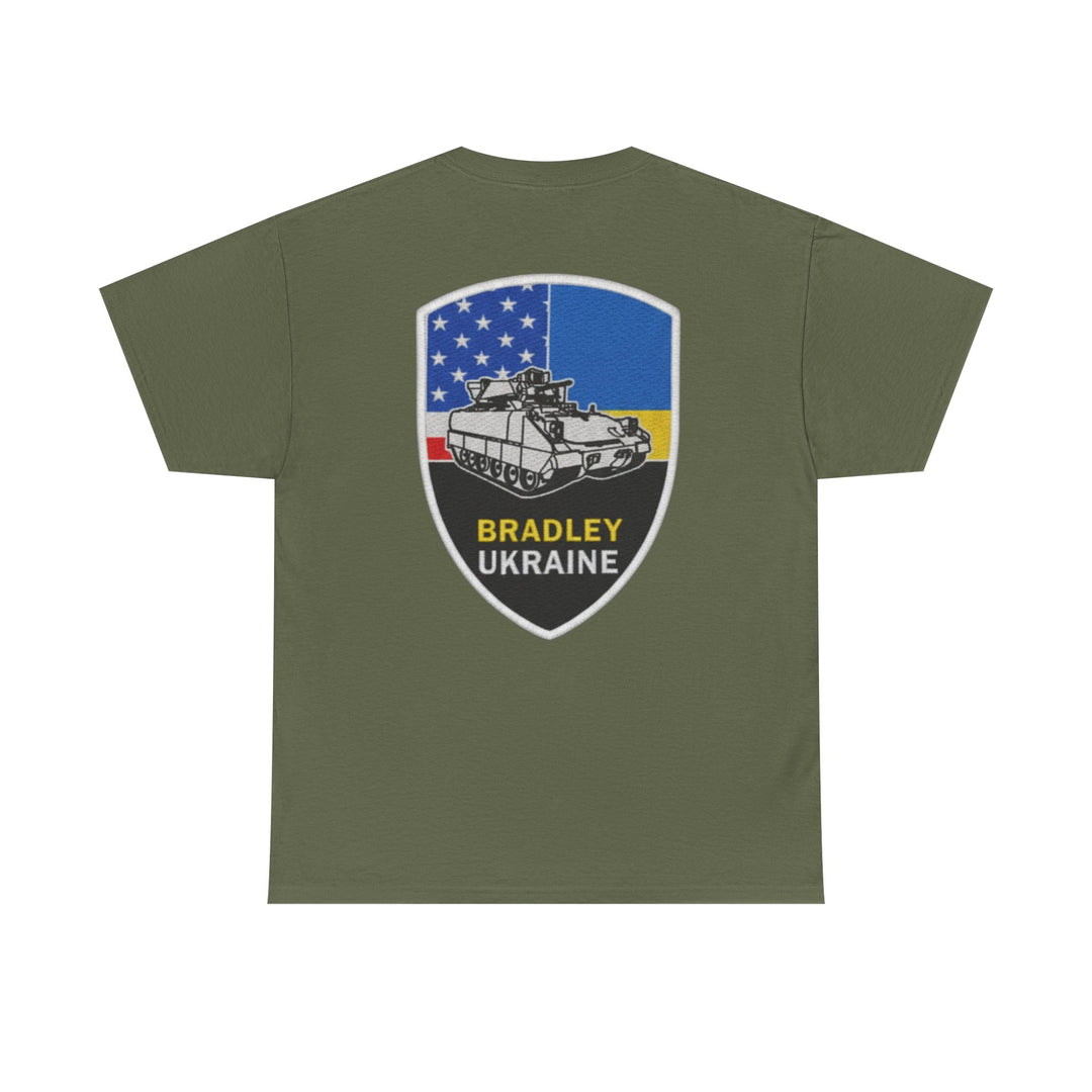 Bradley Ukraine Tank Patch T‑Shirt — Military Emblem Tee