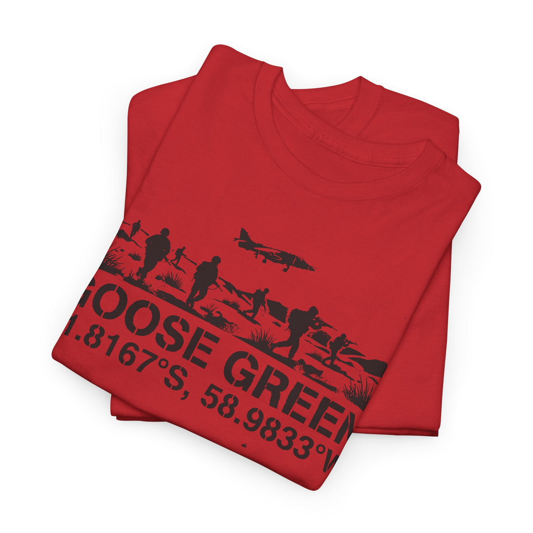 Goose Green 1982 T-Shirt — Falklands War Heritage Graphic