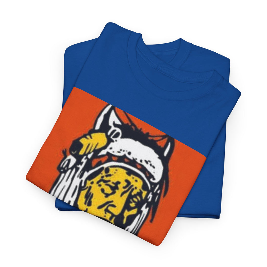 BATUS Native Chief Graphic Tee – Retro Tribal Illustration Shirt