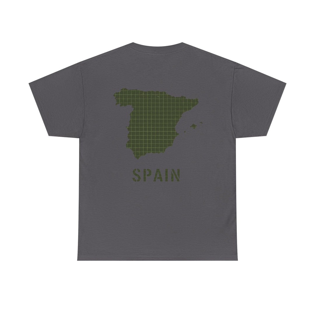 Spain Map Graphic Tee — Minimalist Travel T‑Shirt